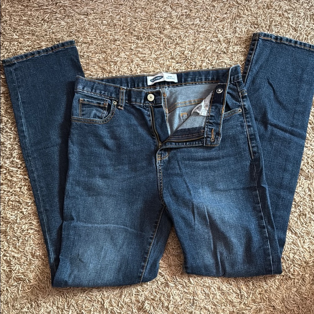Old Navy Dark Blue Flex Skinny Jeans